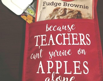 Teacher Appreciation Gift Set: Potholder, Spatula & Brownie Mix