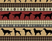 Hunting Dogs Tribal Fleece Fabric - 60 quot Wide - Style 6884 - Free Shipping