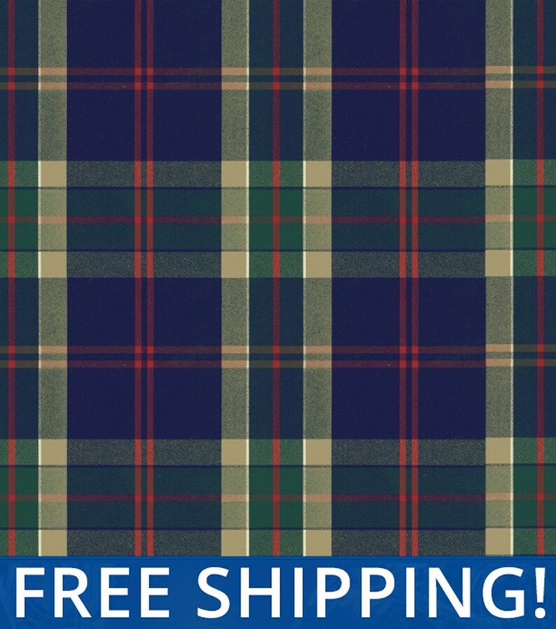 part 2 Polar Fleece Printed Fabric TARTAN 60/" Wide Sold By the Yard