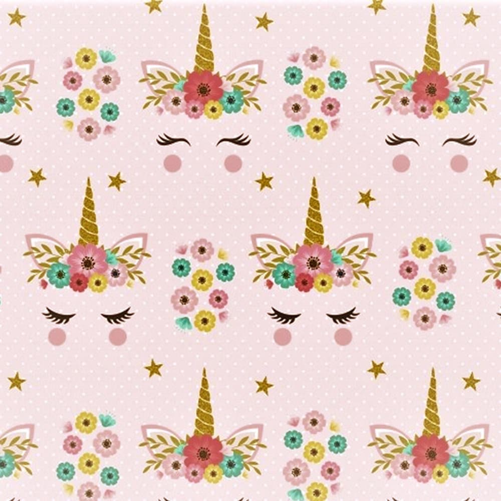 Hide and Seek Unicorns Childrens Kids Fleece Fabric 60