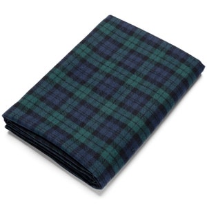 100% Cotton Tartan Plaid Flannel Fabric Sold by the Yard and Bolt Ideal for Shirts, Scarves, Pajamas & Blankets image 1
