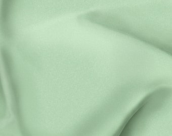 Mint Polyester Poplin Fabric - Sold by the Yard and Bolt - Ideal for Apparel, Backdrops, Drapes, Tablecloths & Decorations