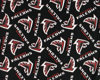 Atlanta Falcons NFL Fleece Fabric - Sold by the Yard & Bolt - Ideal for Sewing Projects, Scarves, No Sew Fleece Throws and Tie Blankets