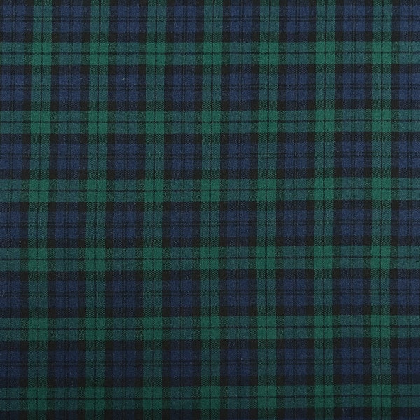 100% Cotton Tartan Plaid Flannel Fabric - Sold by the Yard and Bolt - Ideal for Shirts, Scarves, Pajamas & Blankets