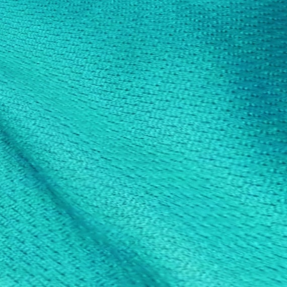 Teal Dimple Mesh Jersey Fabric Ideal for Athletic Jersey Uniforms Sold by  the Yard & Bolt Free Shipping 