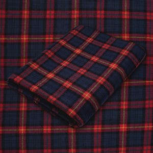 Blue and Red Tartan Plaid Flannel Fabric - 60&quot; Wide - 100% Cotton - Sold by the Yard - for Shirts, Scarves, Pajamas & Blankets