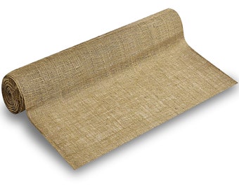 Premium Natural Burlap Fabric - 100% Jute - 40" and 60" Wide - Sold by The Yard & Bolt - Great for Weddings, Home Crafts, and Gardening