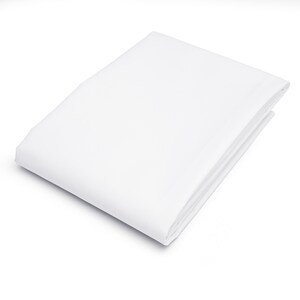 White Poly Cotton Twill Fabric by the Yard | 60" Wide | 65/35% Polyester Cotton