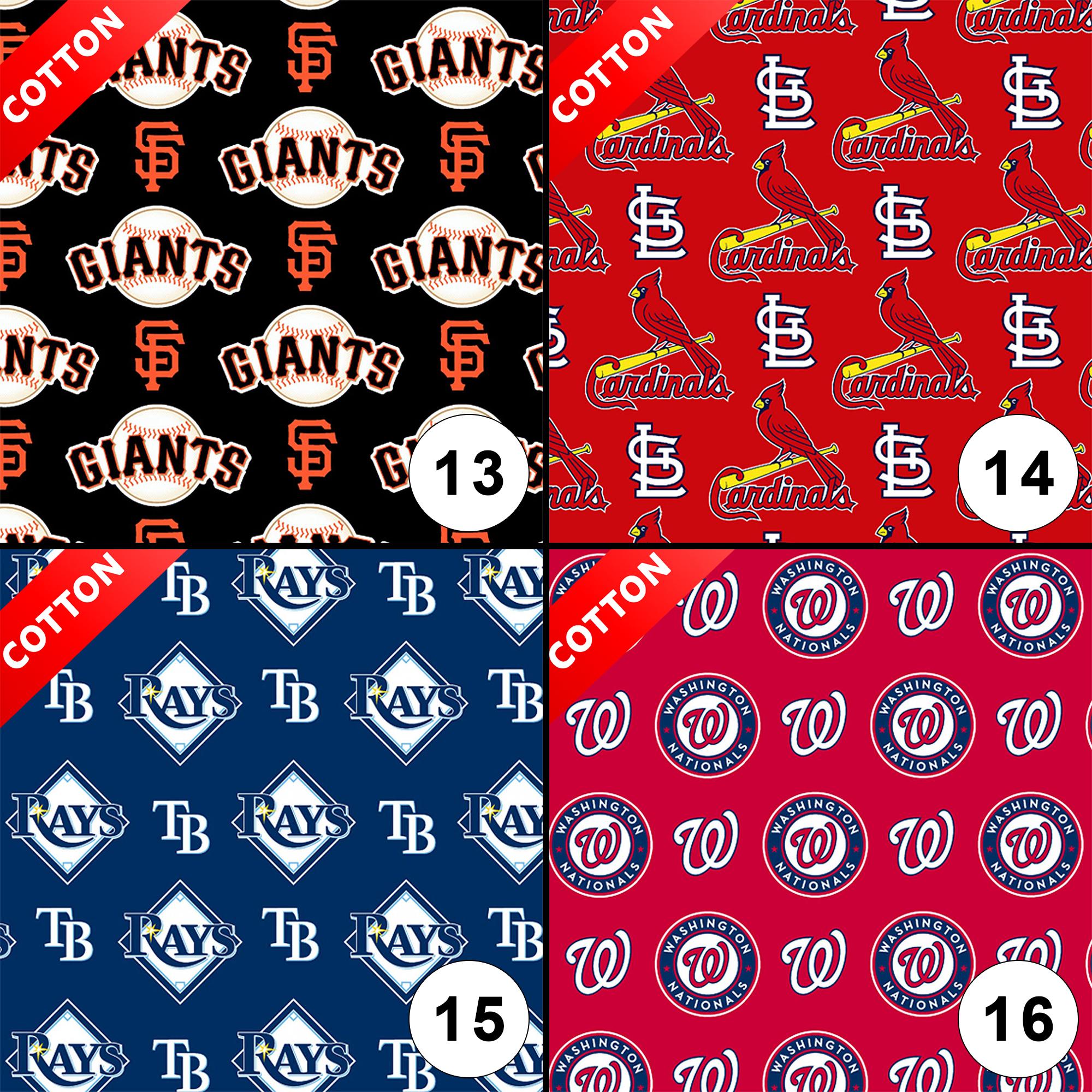 Mlb Team Patterns MLB Team Cotton Fabric - 58