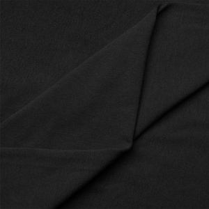 Black Cotton Spandex Jersey Knit Fabric - 4 Way Stretch - Sold by the Yard & Bolt - for T-shirts, Dresses, Skirts and Athleticwear Apparel image 2