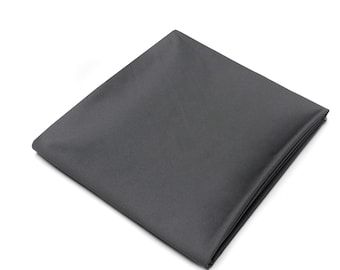 Charcoal Gray Poly Cotton Twill Fabric by the Yard | 60" Wide | 65/35% Polyester Cotton