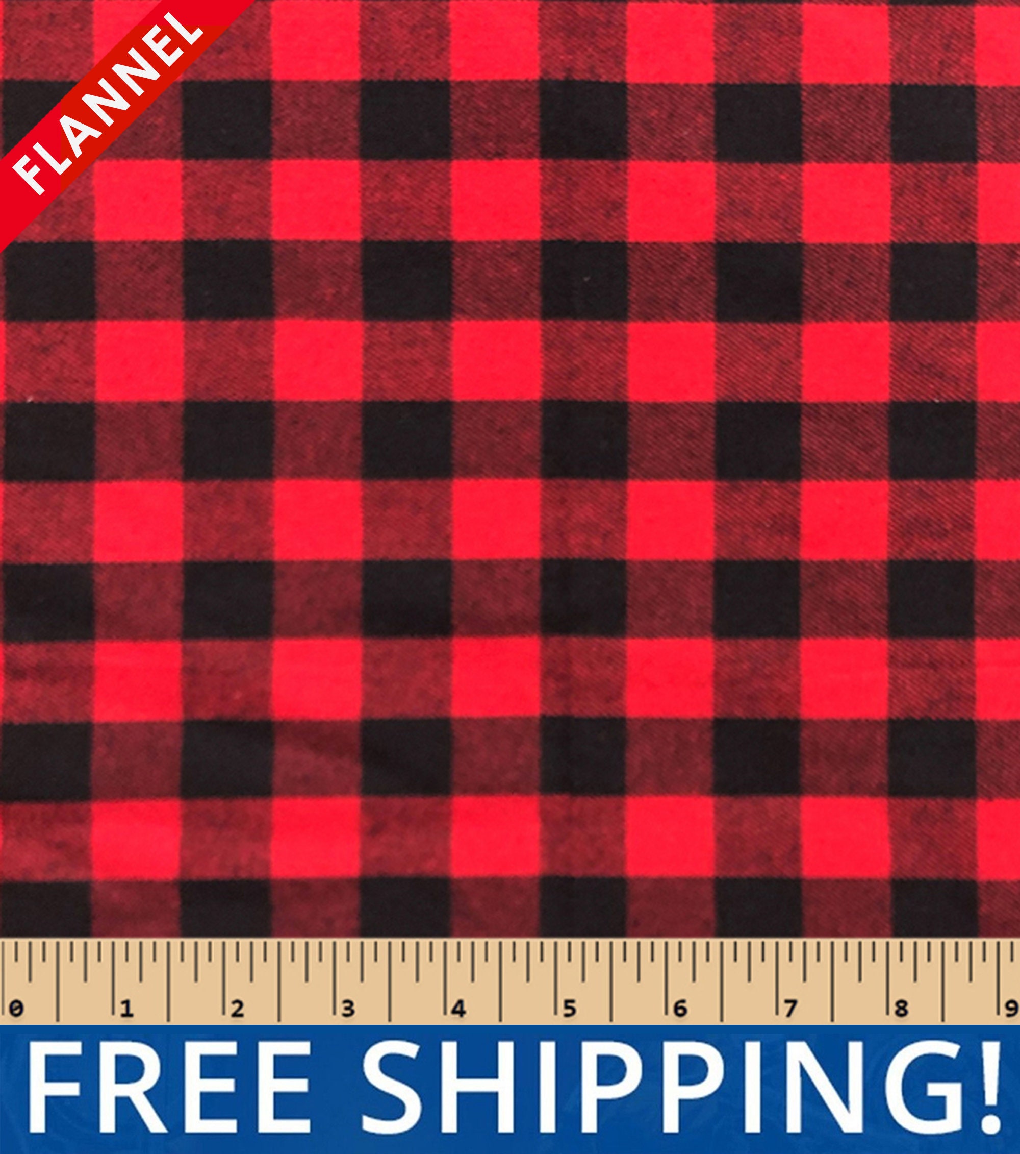 100% Cotton Tartan Plaid Flannel Fabric Sold by the Yard and Bolt Ideal for  Shirts, Scarves, Pajamas & Blankets 