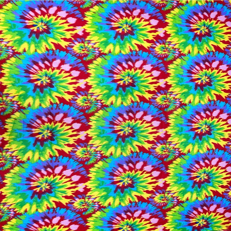 printed tie dye