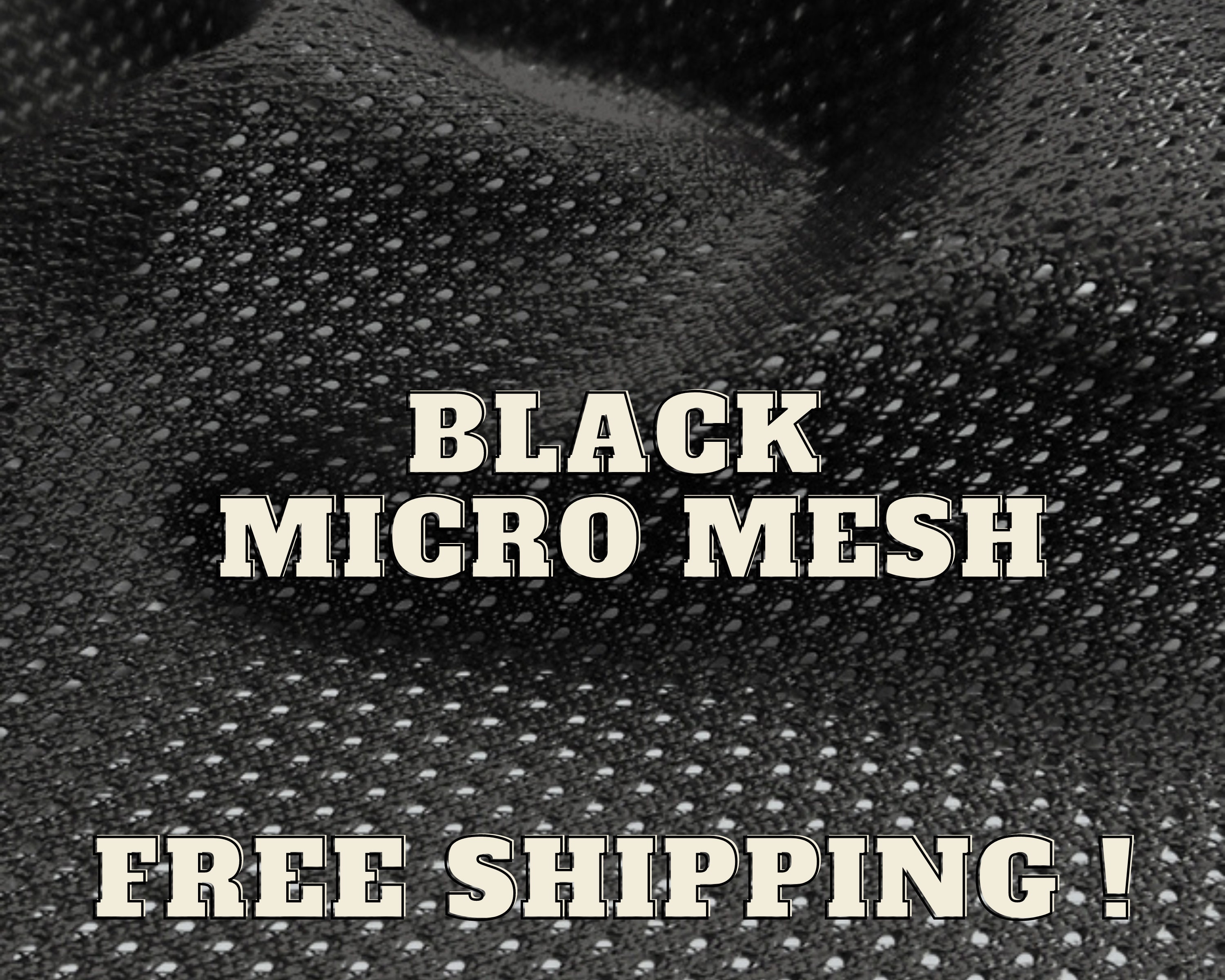Micro Mesh - Black