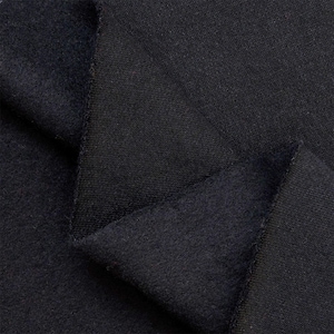 Black Cotton Sweatshirt Fleece Fabric - 60" Wide - 100% Cotton - Sold by the Yard - for Hoodies, Pullovers, Sweatshirts and Sweatpants
