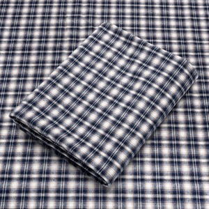 Blue and White Tartan Plaid Flannel Fabric - 60&quot; Wide - 100% Cotton - Sold by the Yard - for Shirts, Scarves, Pajamas & Blankets