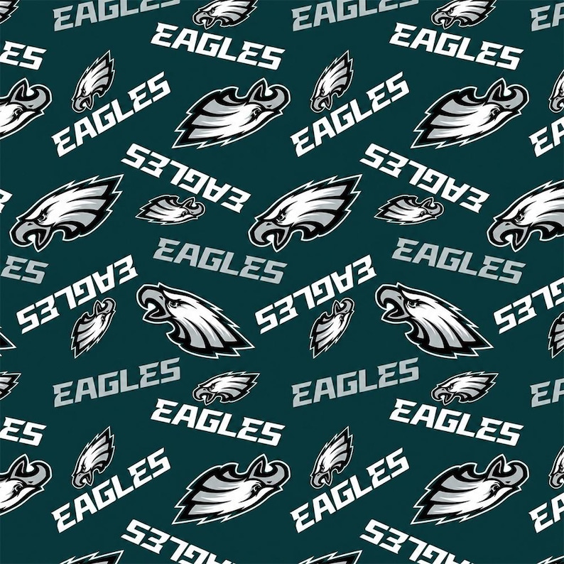 Threadbare Philadelphia Eagles Philadelphia Eagles NFL Fleece Fabric - 58