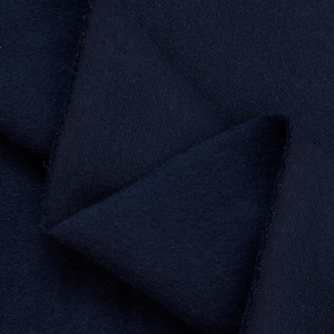 Navy Cotton Sweatshirt Fleece Fabric - 60&quot; Wide - 100% Cotton - Sold by the Yard - for Hoodies, Pullovers, Sweatshirts and Sweatpants