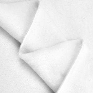 White Cotton Sweatshirt Fleece Fabric - 60" Wide - 100% Cotton - Sold by the Yard - for Hoodies, Pullovers, Sweatshirts and Sweatpants