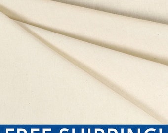  30 Yards Muslin Fabric Textile Unbleached 100% Cotton Fabric  Unbleached Muslin Cotton Cloth 63 Inches Fabric Quilting Sewing Draping  Fabric for Sewing Material Painting Curtains Crafts Drop Cloth