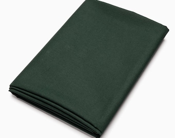 Hunter Green Poly Cotton Twill Fabric by the Yard | 60" Wide | 65/35% Polyester Cotton