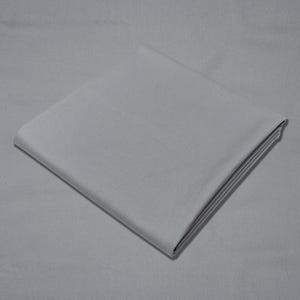 Silver Poly Cotton Twill Fabric - 60" Wide - 65/35% Polyester Cotton - Sold by the Yard - for Pants, Jackets, Skirts and Upholstery