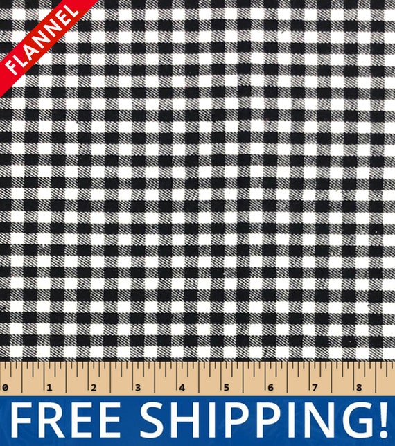 100% Cotton Tartan Plaid Flannel Fabric Sold by the Yard and Bolt