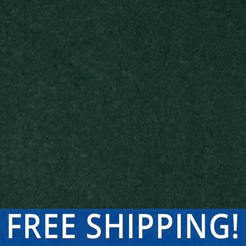 Hunter Green Solid Fleece Fabric Sold by The Yard & Bolt Ideal for Sewing Projects, Scarves, No Sew Fleece Tie Blankets Free Shipping image 1