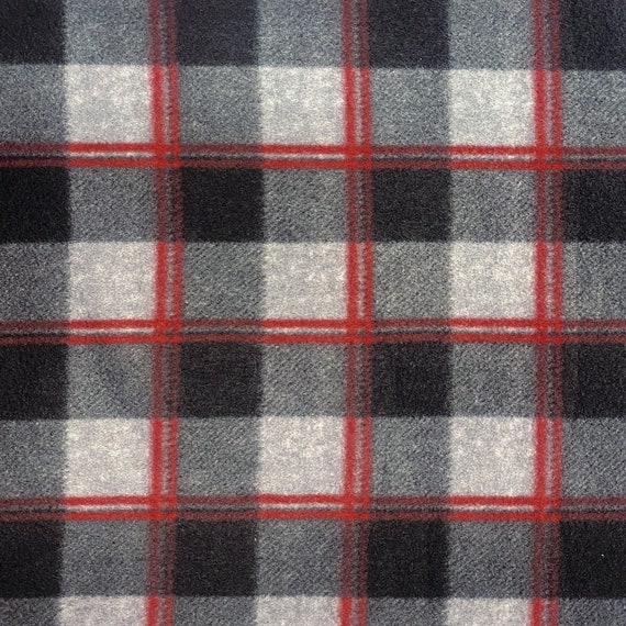 Tartan Plaid Fleece Fabric 60 Wide Sold by the Yard & Bolt Ideal for Sewing  Projects, Scarves, No Sew Fleece Throws and Tie Blankets 