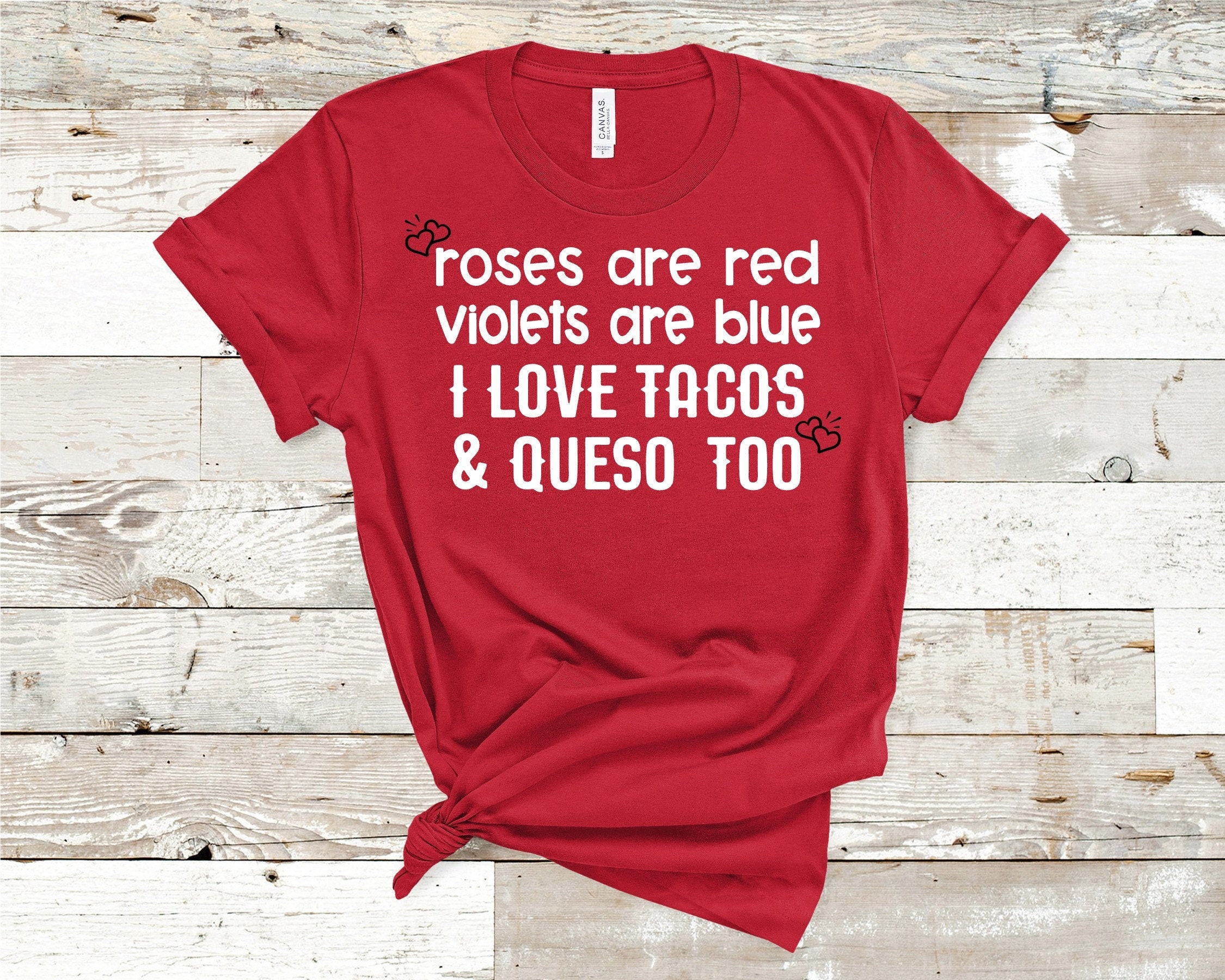 Valentine's Day shirt / Tacos Are My Valentine Shirt / | Etsy