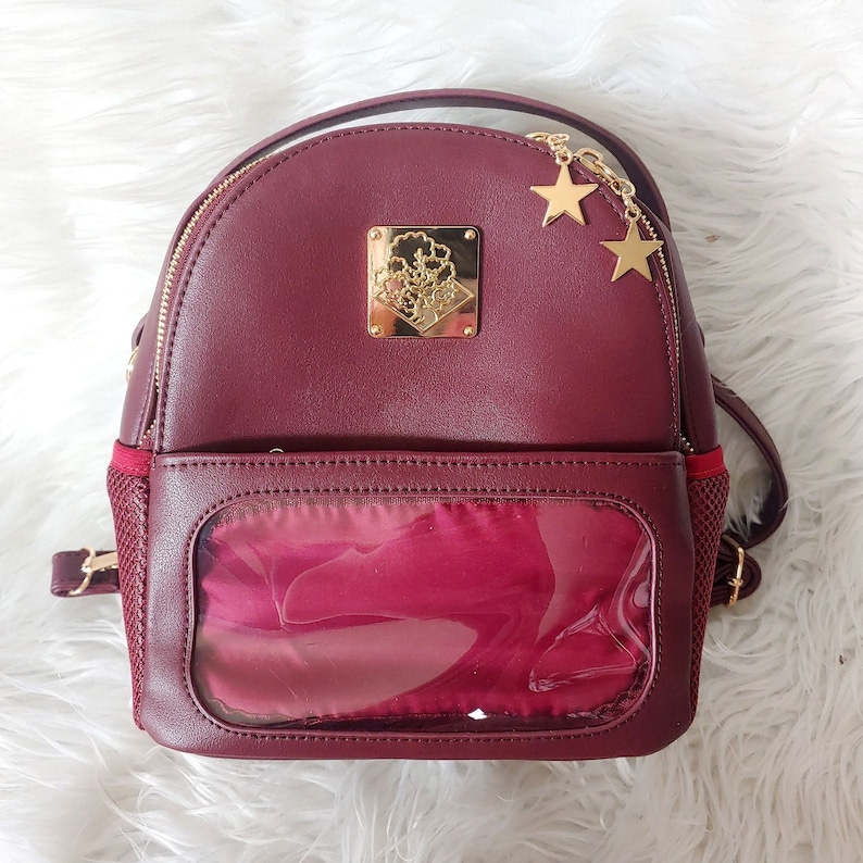 Mini Casual Ita Backpack - Burgundy Mini Casual Ita Backpack - Burgundy
