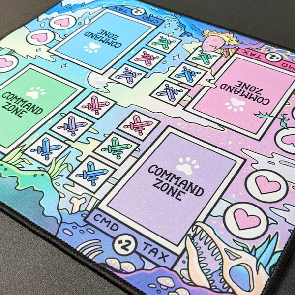 Mtg Playmat With Zones Etsy