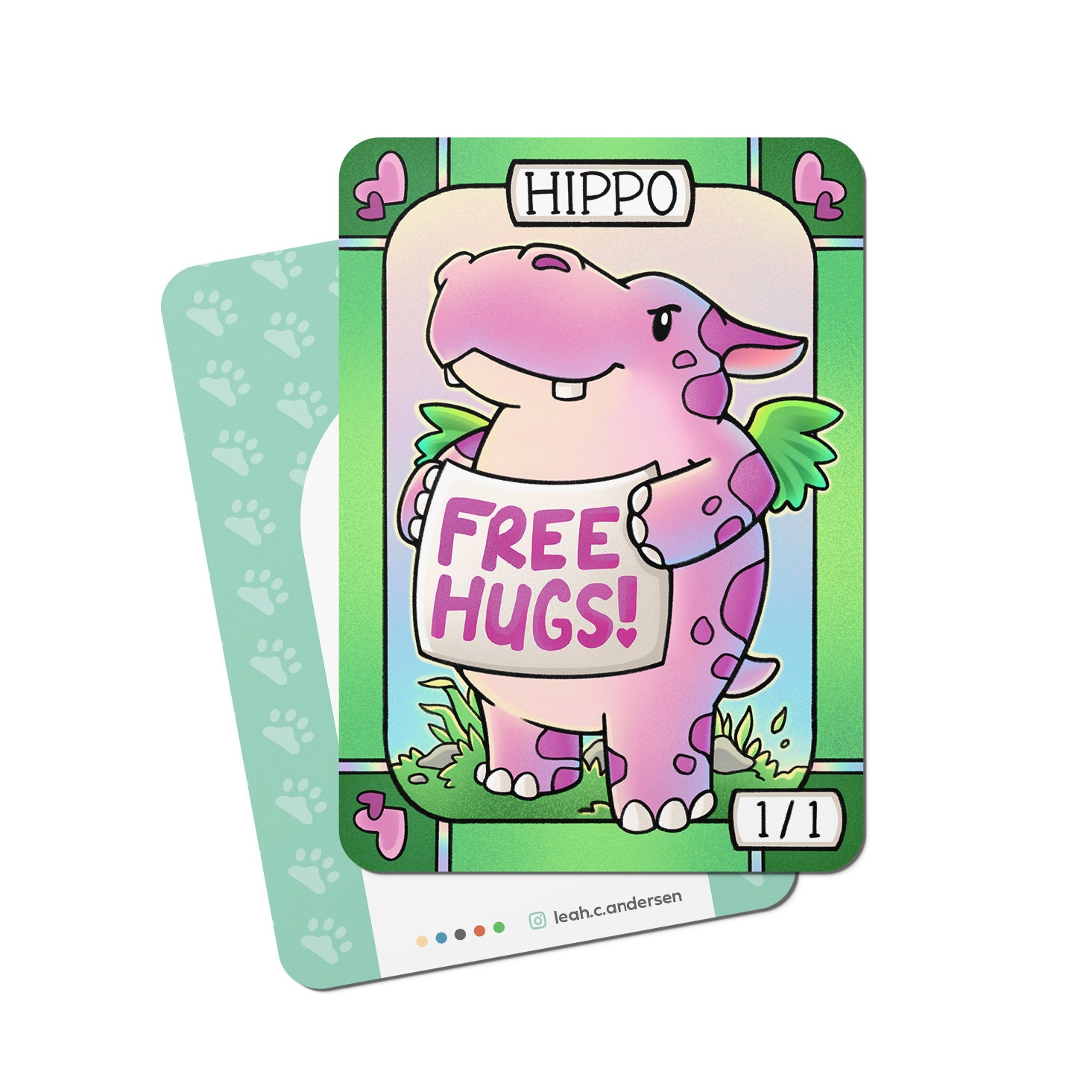 5 Hippo Tokens for Magic the Gathering - Etsy