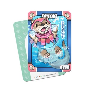 5 Otter Tokens for Magic the Gathering