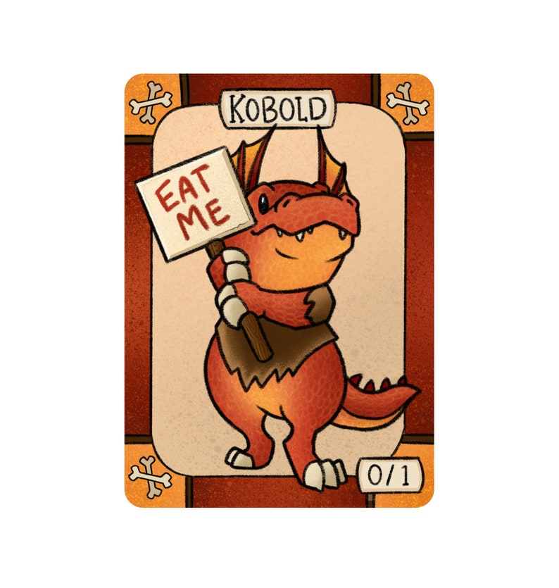 10 Kobold Tokens for Magic the Gathering | Etsy