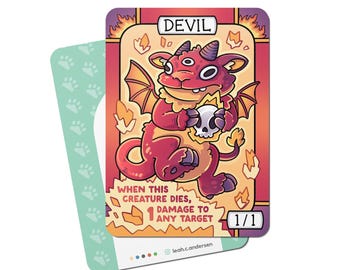 5 żetonów diabła do Magic the Gathering