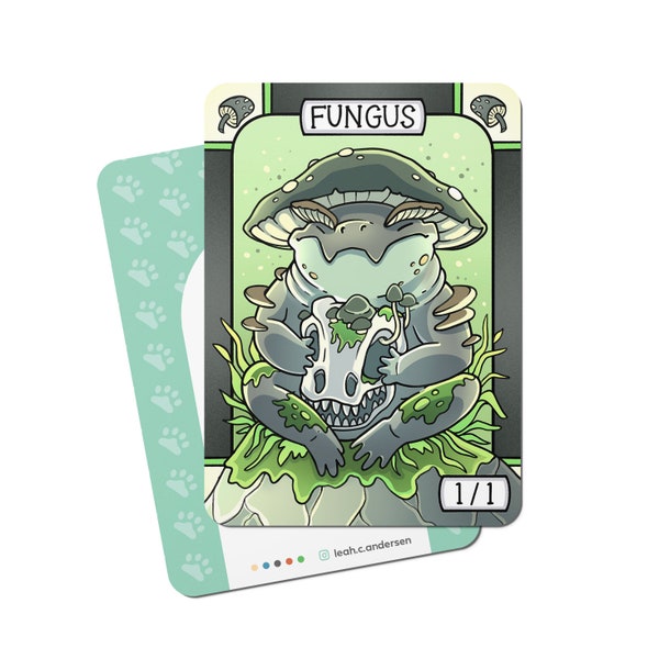 5 Fungus Tokens for Magic the Gathering