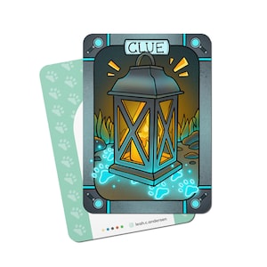 5 Clue Tokens for Magic the Gathering