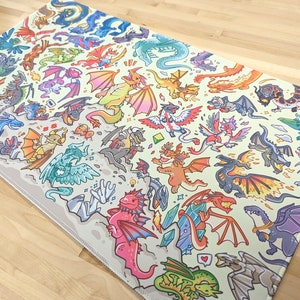 Dragons of Magic Playmat // Deskmat and Mousepad // Accessories for MTG