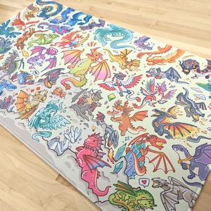 Dragons of Magic Playmat // Deskmat and Mousepad // Accessories for MTG