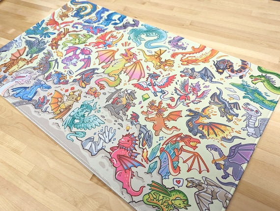 Dragons of Magic Playmat // Deskmat and Mousepad // Accessories for MTG