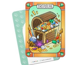 5 Treasure Tokens for Magic the Gathering