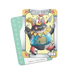 5 Clown Roboter Token für Magic the Gathering