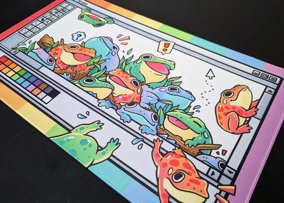 Frogs.jpg Playmat // Deskmat and Mousepad // Accessories for