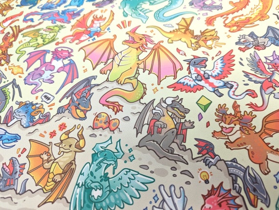 Dragons of Magic Playmat // Deskmat and Mousepad // Accessories
