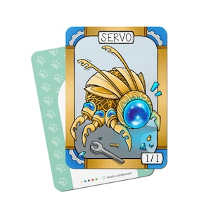 5 fichas de servo para Magic the Gathering