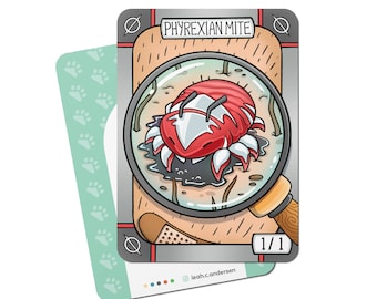 5 Phyrexian Mite Tokens for Magic the Gathering
