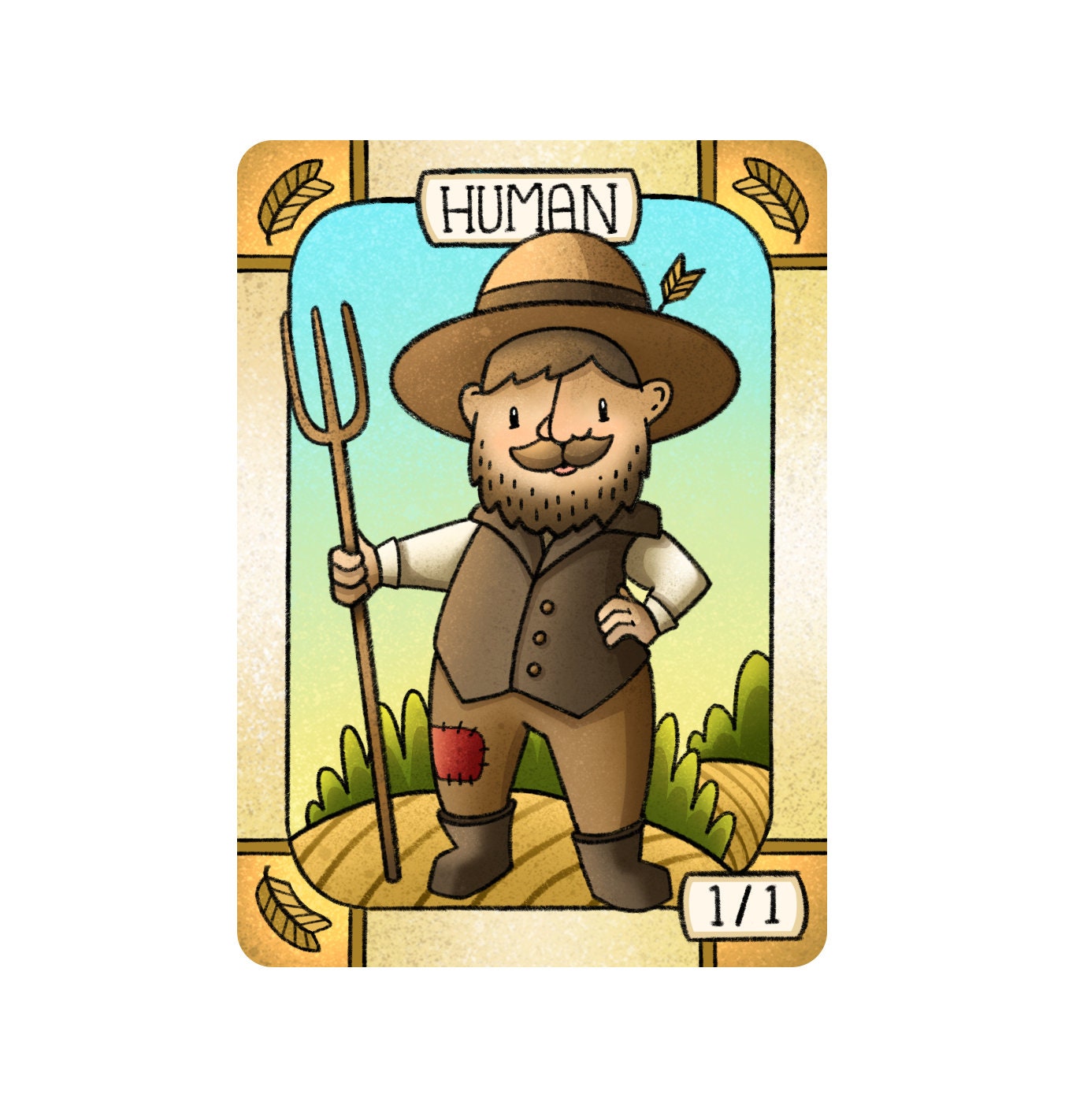 10 Human Tokens for Magic the Gathering Etsy