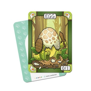 5 Egg Tokens for Magic the Gathering