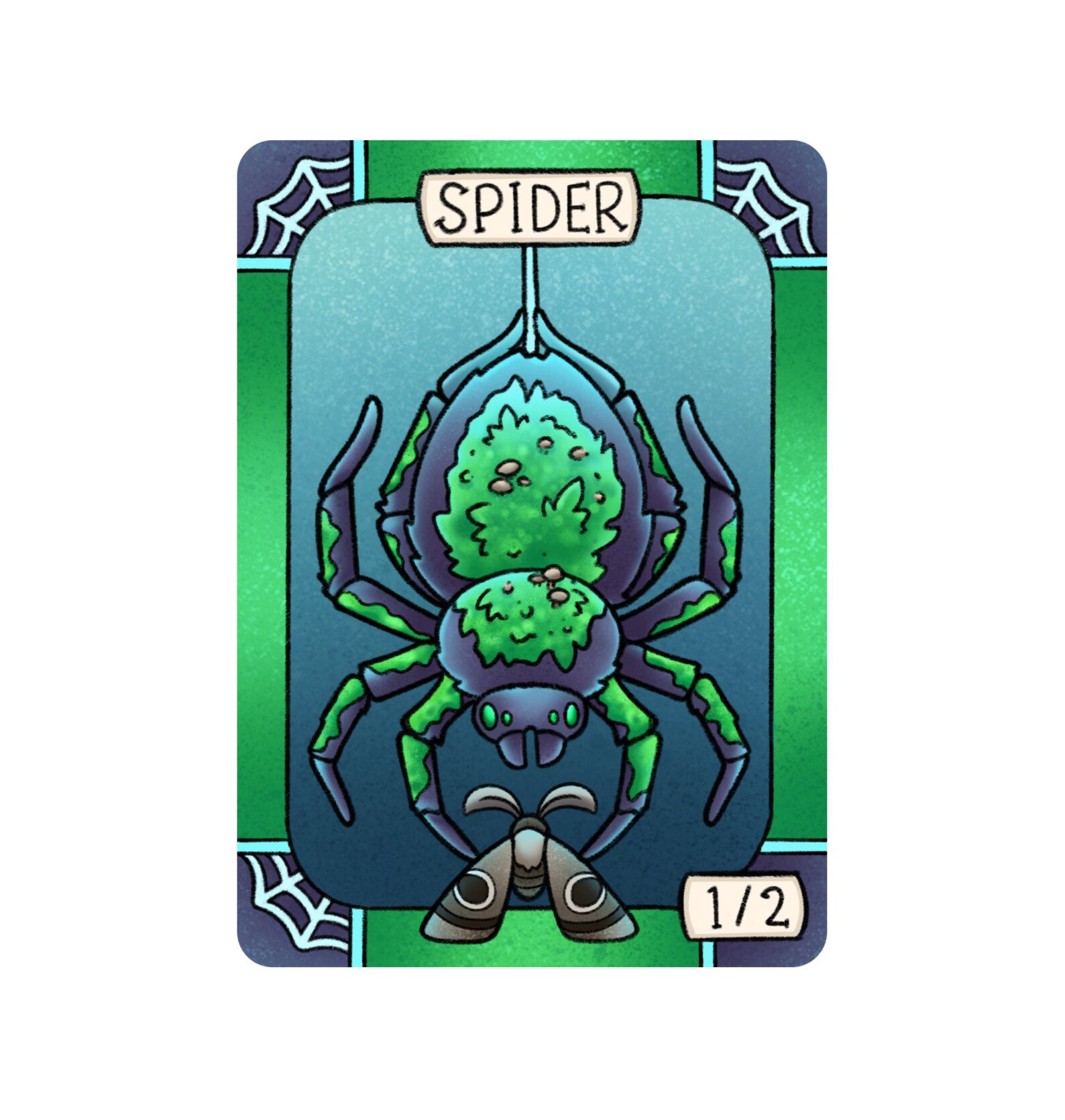 10 Spider Tokens for Magic the Gathering Etsy